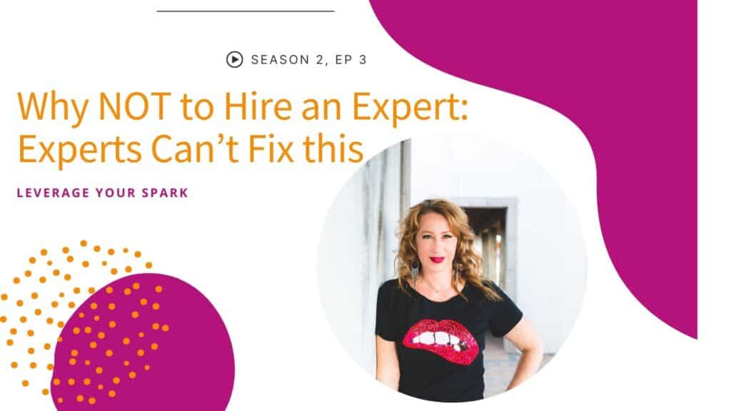 Why NOT to Hire an Expert: Experts Can’t Fix this